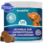 AmeizPet Analdrüsen Leckerlis für Hunde, Verdauungssnacks, 120 Stück, weiche Kausnacks