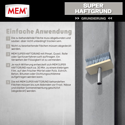MEM Super-Haftgrund Haftvermittler lösemittelfrei, 10 l