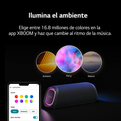 LG XBOOM Go XG7QBK Kabelloser Bluetooth Lautsprecher Anthrazit