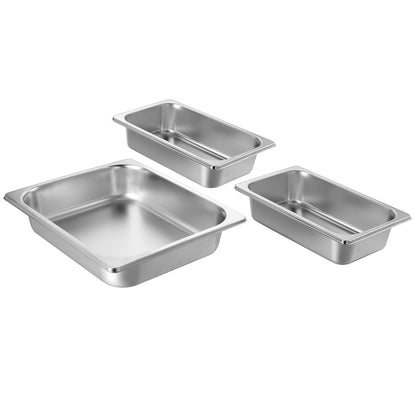 Mahlzeit Chafing Dish Profi Set Grenoble Speisewärmer - 4X Edelstahl