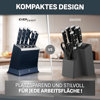 Tefal EverSharp Pro Messerblock 6-teilig, selbstschärfend, K297S744