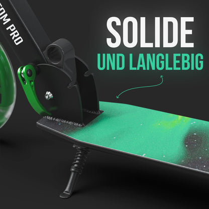 Apollo Phantom Pro City Scooter Tretroller – XXL-Räder, faltbar