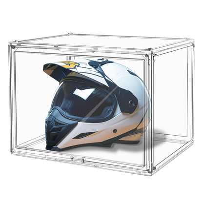 GUDEMAY XL Transparente Stapelbare Acryl Aufbewahrungsbox – 3er Set