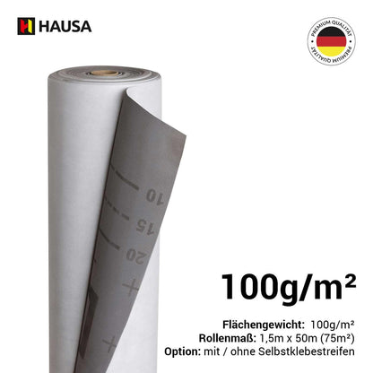 HAUSA Classic HU100 Unterspannbahn - 100g/m² 1.5x50m