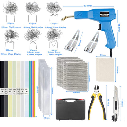 HYHJMISTY Kunststoff Schweissgerät 220W Set mit 800 Schweissnägeln