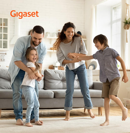 Gigaset Pure 220A Trio DECT-Telefonset mit Anrufbeantworter - anthrazit