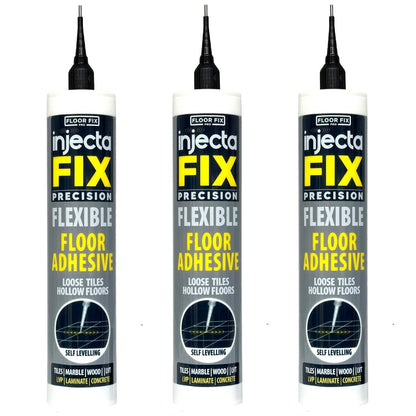 Injectafix Precision Injektionskleber mit 1,9-mm-Spritzenaufsatz für lose und hohle Fliesen