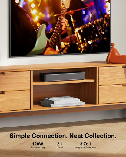 ULTIMEA Solo B30 2.1 Soundbar TV mit integriertem Subwoofer