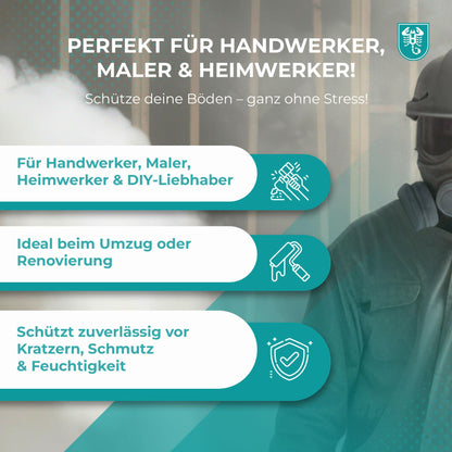 Scorprotect Abdeckpappe Milchtütenpapier 300 g/m² 1150 mm 50 m² grau