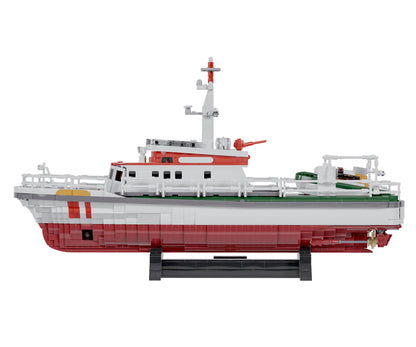 BlueBrixx Pro Seenotrettungskreuzer DGzRS Klemmbaustein-Set