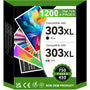 SUNPRINTZ 303 XL Druckerpatronen Schwarz + Farbe kompatibel für HP, 2er-Pack