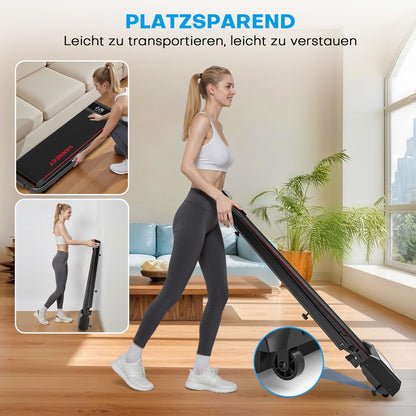 VANNECT Walking Pad X390, klappbares Laufband mit 9 % Steigung