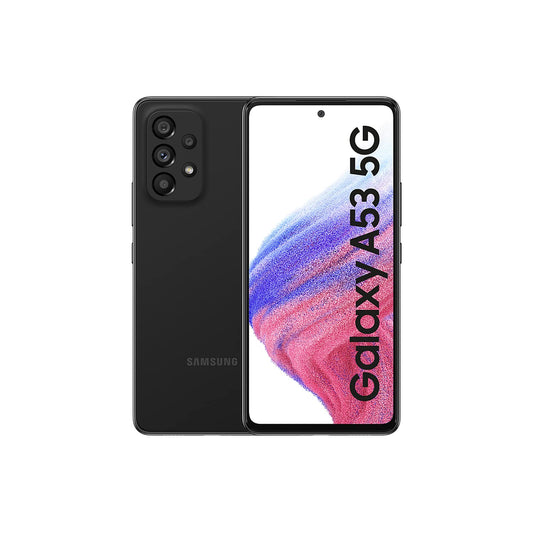 Samsung Galaxy A53 5G SM-A536B Smartphone 128 GB Schwarz. Rechteckig, schwarz. Für mobile Kommunikation und Apps.