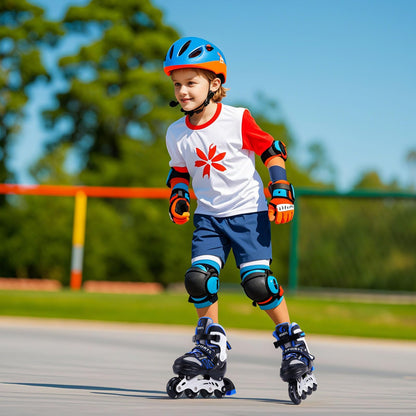 Ylaide Inline Skates Kinder, verstellbar, leuchtende Rollen, Gr. 32–36