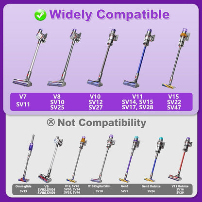 OMYOPY Softwalze Bodendüse Ersatzteil für Dyson V7 V8 V10 V11 V15
