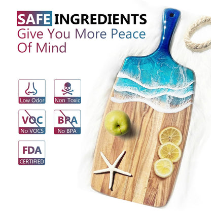 EPRESINART Epoxidharz Giessharz Set Kristallklar 3785ml