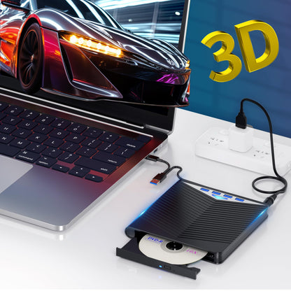 Externes Blu-ray Laufwerk USB 3.0 Typ-C – Ultra HD Recorder