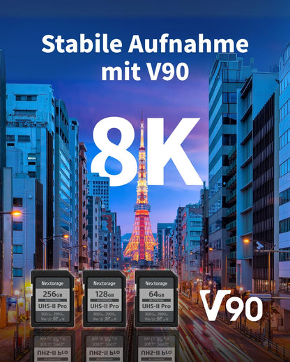 Nextorage F2PRO SD Speicherkarte - 64GB UHS-II SDXC