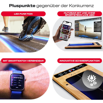 Sportstech sWalk Laufband – Walking Pad unterm Schreibtisch