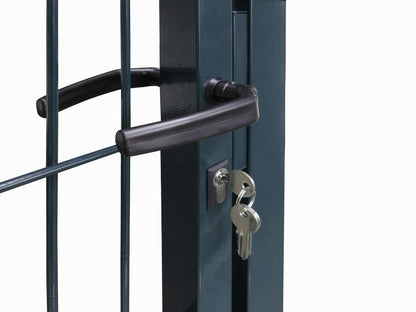 Koll Living Gartentor Stabmattenzaun 120x120cm Anthrazit