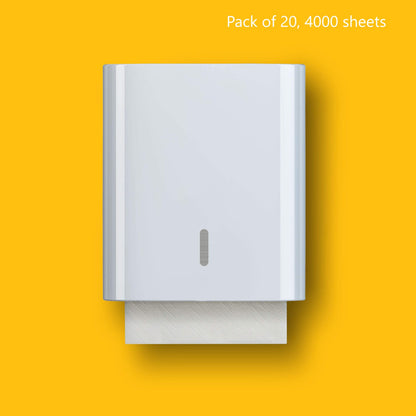 AmazonCommercial Papierhandtücher Z-Falz, 2-lagig, 4000 Blatt