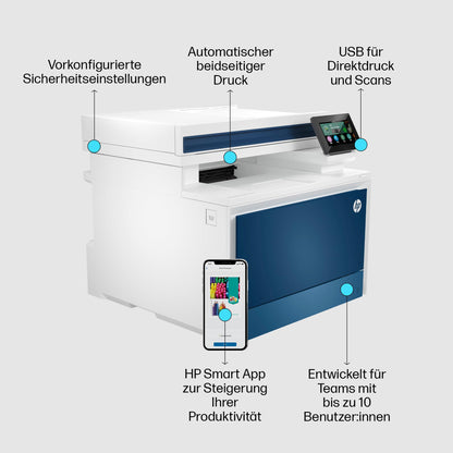 HP Color LaserJet Pro MFP 4302dw Multifunktions-Farblaserdrucker