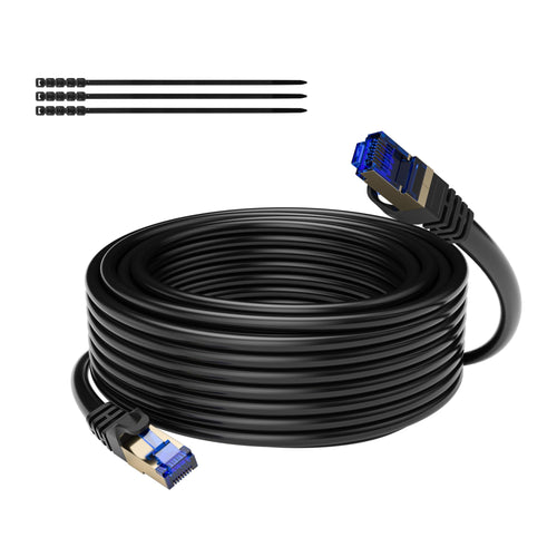 Mygatti CAT 7 SFTP Outdoor Netzwerkkabel – 100m Schwarz