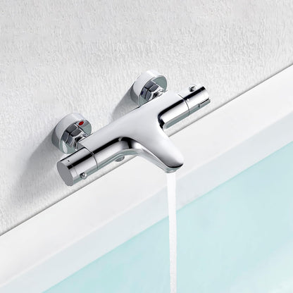 Rainysprit Badewannen Mischbatterie Thermostat Chrom