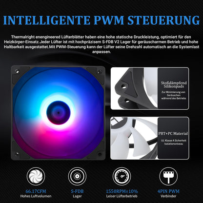 Thermalright AQUA ELITE CPU-Wasserkühler - 360 ARGB