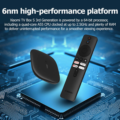 Xiaomi TV Box S (3. Gen.) 4K UHD Android TV Streaming Box