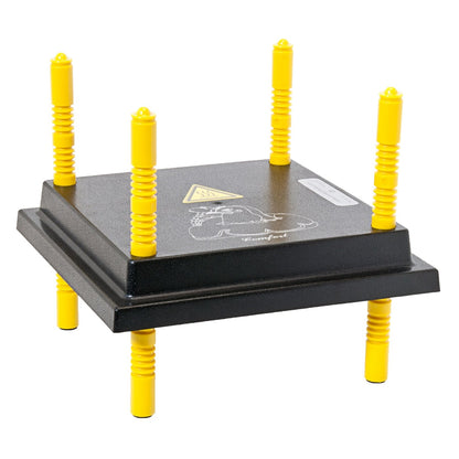 VOSS.farming Küken-Wärmeplatte Comfort 25 x 25 cm, 15 Watt, höhenverstellbare Heizplatte zur Kükenaufzucht