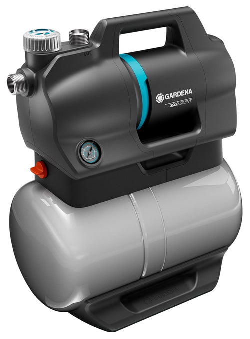 Gardena Hauswasserwerk 3900 Silent mit Filter und 21 l Speicher