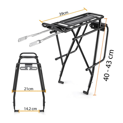 CXWXC Kadacha Fahrradgepäckträger 26–29 Zoll / 700C, Aluminium