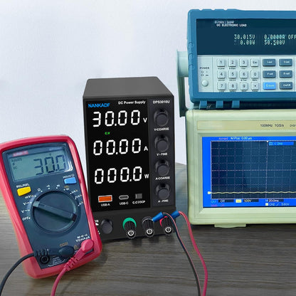 NANKADF Labornetzteil variabel DC 30V 10A mit USB-C