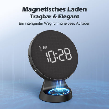 REACHER GX-DE Vibrationswecker, digitaler Wecker mit Bettrüttler