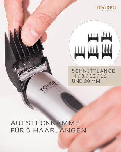 TONDEO ECO XP LITHIUM Profi Haarschneider SILVER