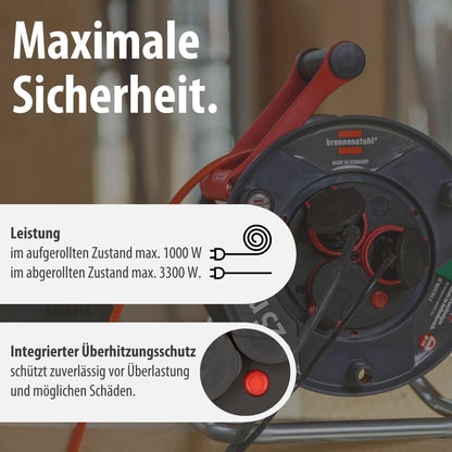Brennenstuhl Garant V2 IP44 Kabeltrommel – 25m Outdoor
