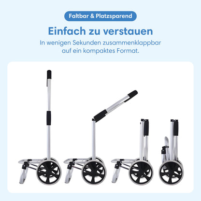 Safe Age Einkaufstrolley mit Kühlfach und Sackkarren-Funktion