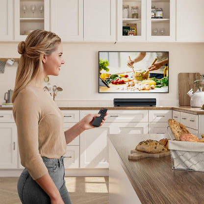 Saiyin DS6301S Soundbar 2.0 Kanal, 40 W, Bluetooth 5.3, Optisch/AUX