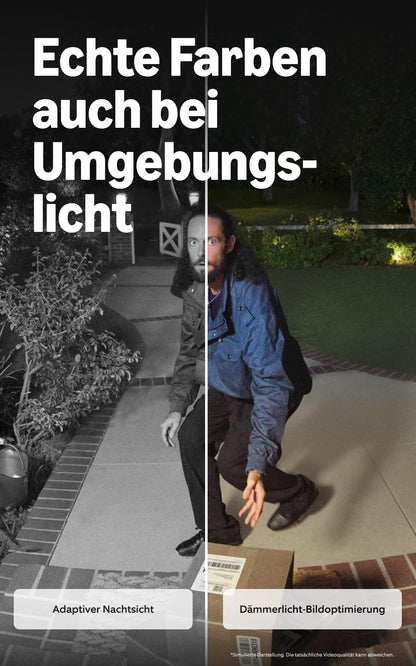 Ring Akku-Videotürklingel Plus – kabellose Türklingel mit 2K-Kamera
