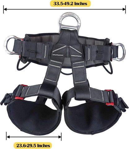 SOB Bergsteiger-Klettergurt Halbkörpergurt – Polyester verdickt