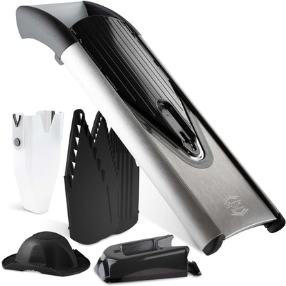 Börner Gemüsehobel V6 Edelstahl Mandoline - Profi Set