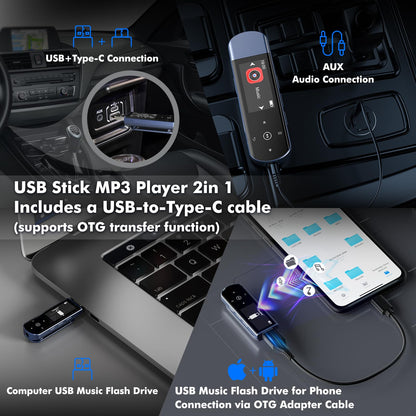RUIZU X80 MP3-Player mit Bluetooth 5.3, 64 GB, Clip und FM-Radio