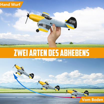 HAWK'S WORK BF-109 3-Kanal RC-Flugzeug mit 6-Achsen-Gyro