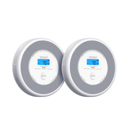 X-Sense XP0A-SR Rauch- und CO-Melder mit Sprachausgabe, 2er-Pack
