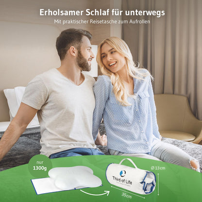 ACAMAR HWS Nackenstützkissen Seitenschläfer – Aloe Vera