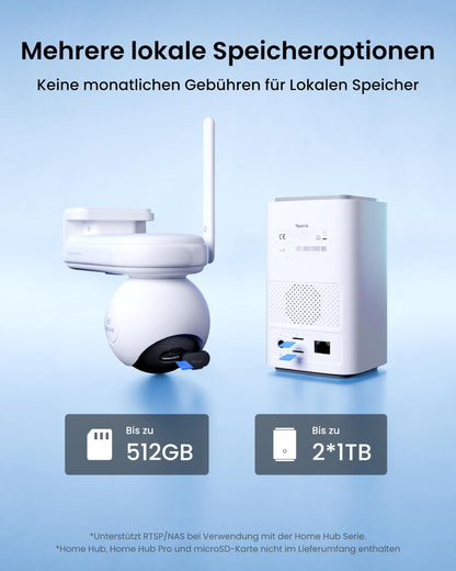 Reolink Altas PT Ultra 4K Solar Überwachungskamera mit Akku und WLAN