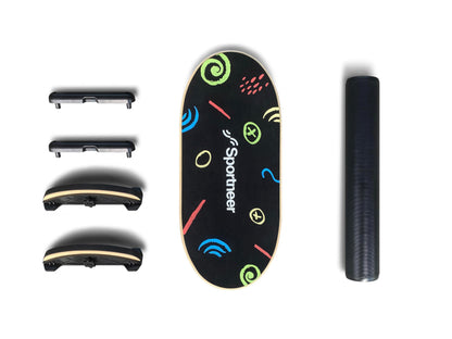 Sportneer Balance Board für Kinder, Wobble Board mit Rolle