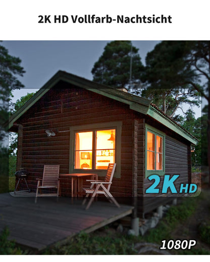 SEHMUA 4G LTE Solar Überwachungskamera Aussen 2K PTZ IP66