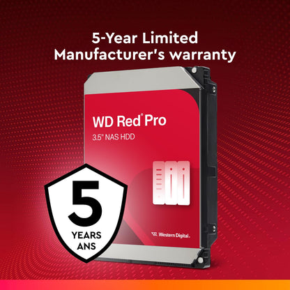 WD Red Pro NAS Interne Festplatte – 10TB 3.5 Zoll SATA